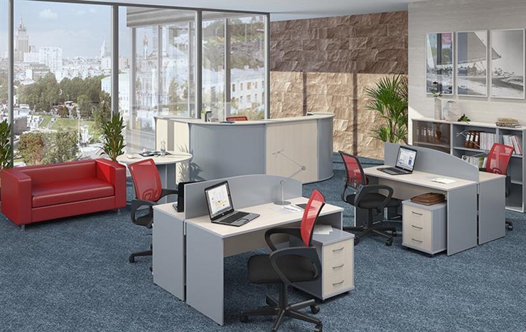Комплект офисной мебели IMAGO набор для начальника отдела в Черкесске - изображение 1